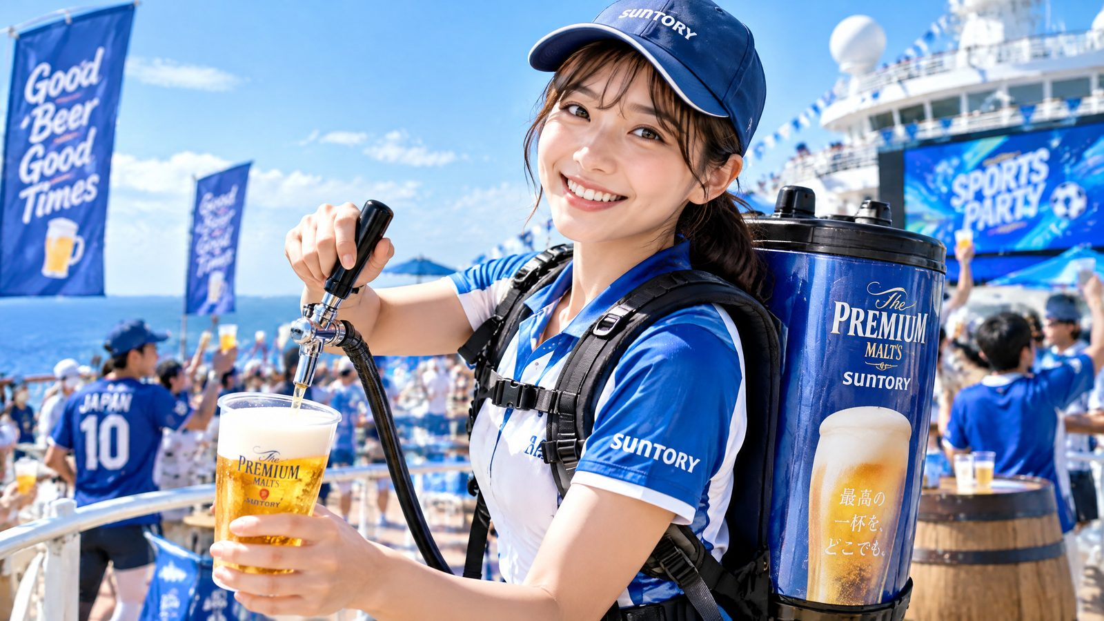 ビールの売り子派遣イメージ